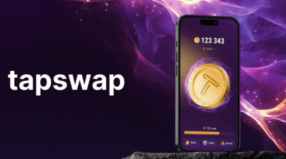 Tapswap với giao diện thân thiện